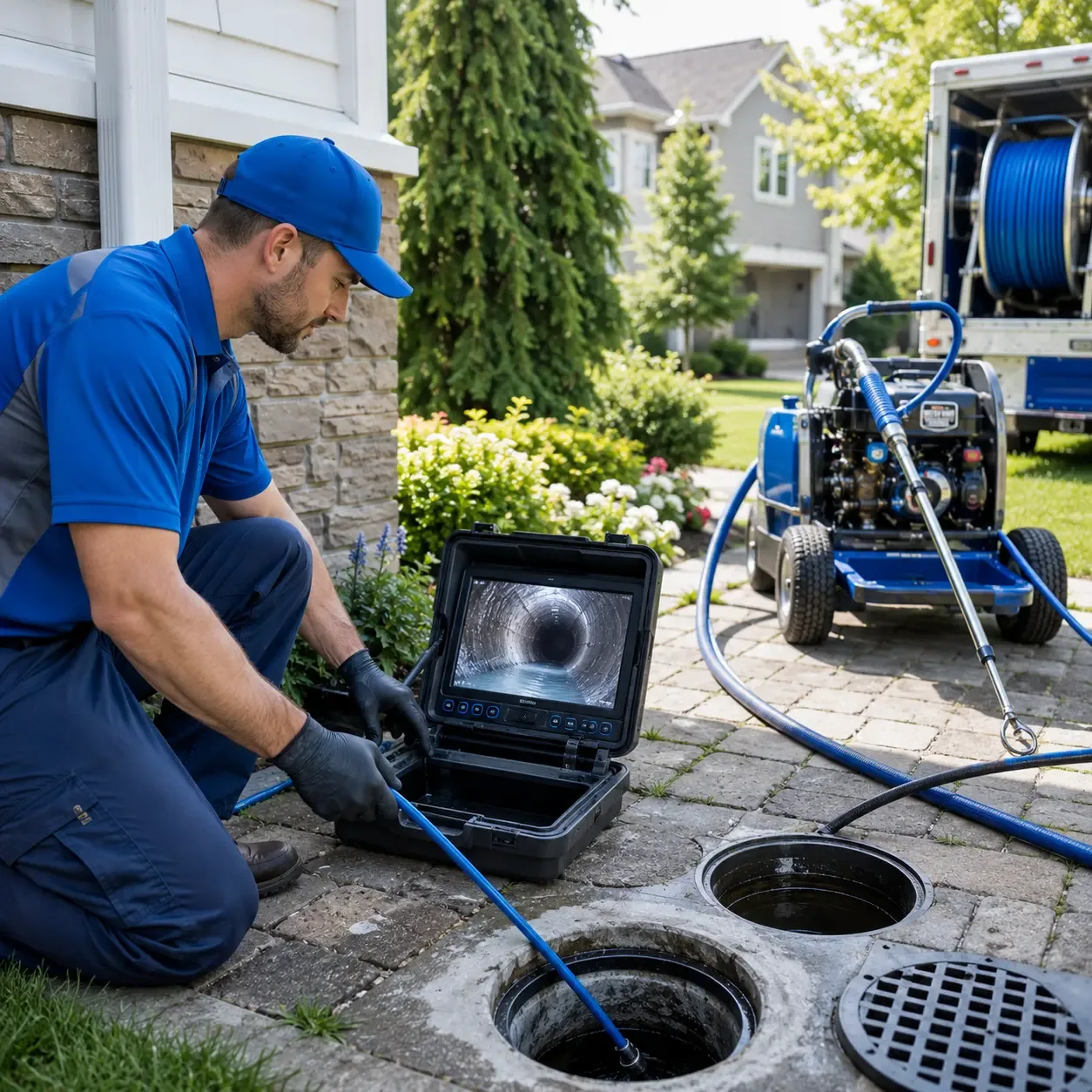 Outdoor drain cleaning professionals serving Corinna, ME